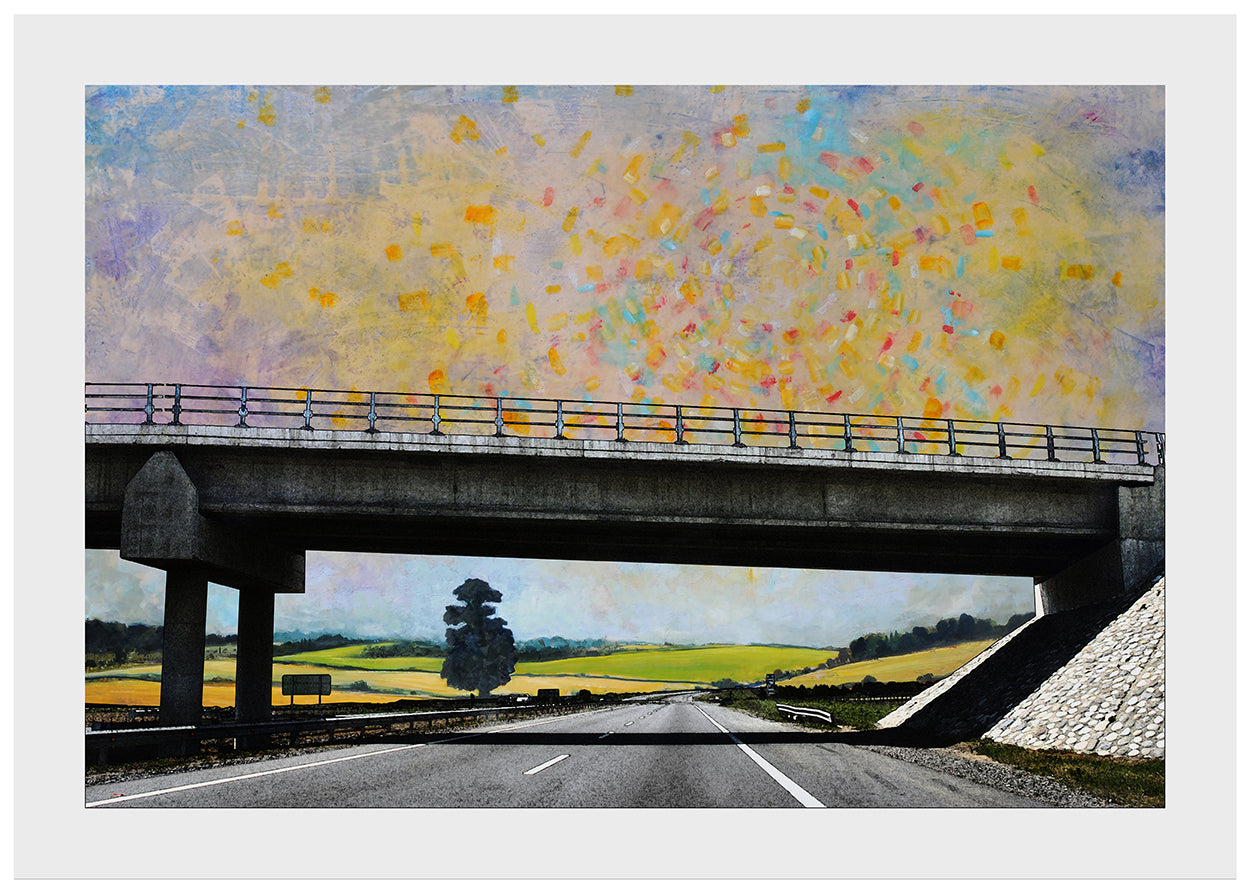 Jimmy Cauty/ Harry Adams 13 BRIDGES prints and exhibition poster image 3