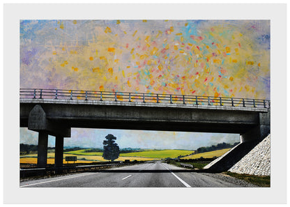 Jimmy Cauty/ Harry Adams 13 BRIDGES prints and exhibition poster image 3