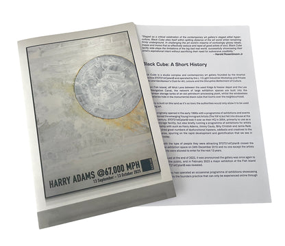 Harry Adams @67,000 MPH Exhibition Pamphlet SIGNED image 0