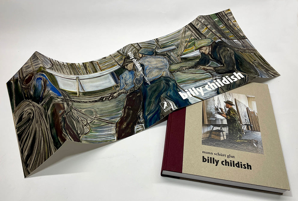 Billy Childish Complete Catalogue of Paintings 2019-2021 mann schürt glut image 2