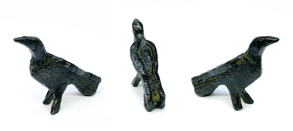 billy childish 3 Crows Bronze Sculptures - Crow 2 image