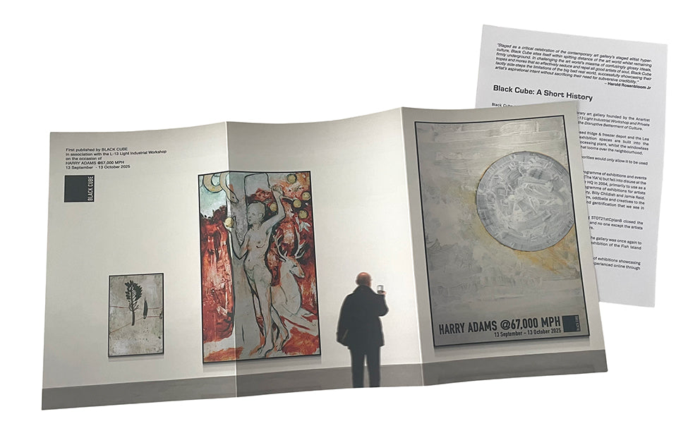 Harry Adams @67,000 MPH Exhibition Pamphlet SIGNED image 2