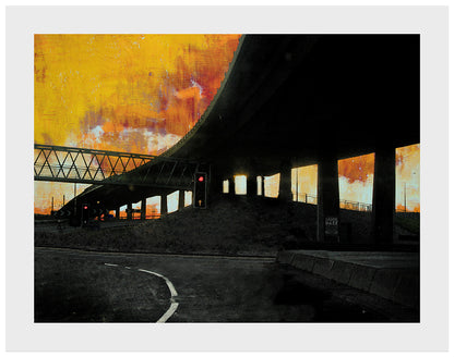 Jimmy Cauty/ Harry Adams 13 BRIDGES prints and exhibition poster image 13