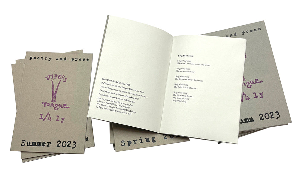 VIPERS TONGUE 1/4 LY Spring 2023 - Autumn 2025 International Poetry & Prose Journal image 1