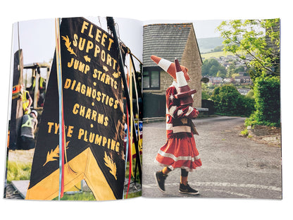 The Hurdy Stone Zine: documenting the standing of a stone with photographs by Foxtrot Lightning
