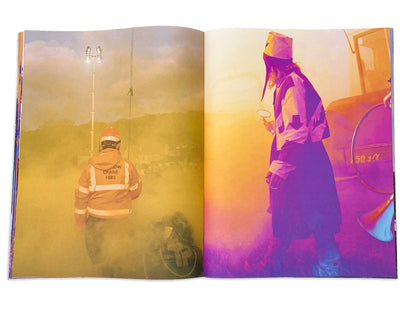 The Hurdy Stone Zine: documenting the standing of a stone with photographs by Foxtrot Lightning