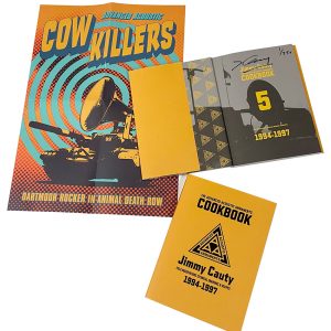 Jimmy Cauty AAA Cookbook SIGNED Edition + Cow Killer Poster