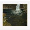 BillyChildish-painting-swimmer and waterfall4shop