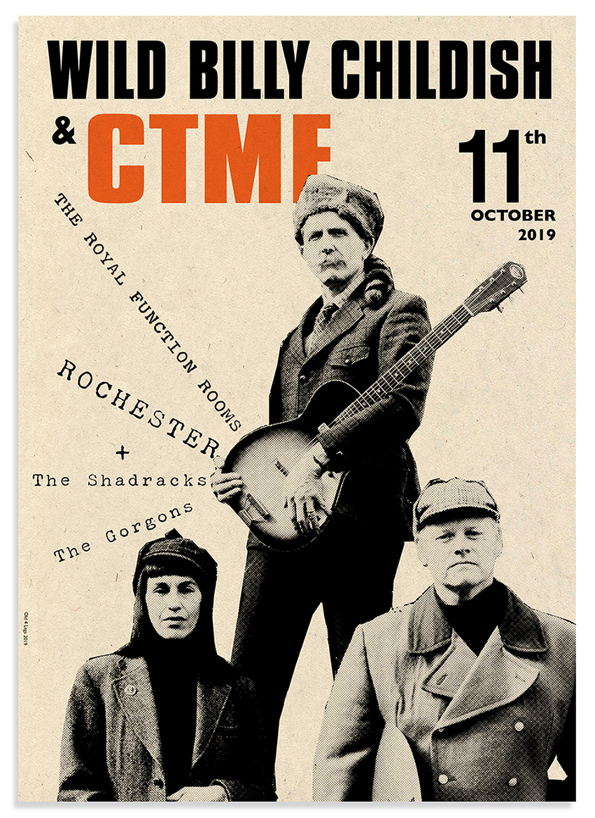 Billy Childish CTMF live in Rochester Poster_72dpi-forweb