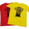 Disaster Zone Ts red and yellow