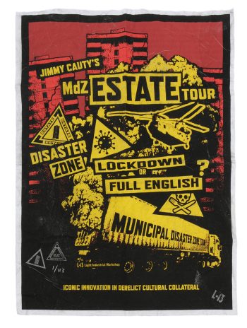 JC red and yellow MDZ Tour poster 4