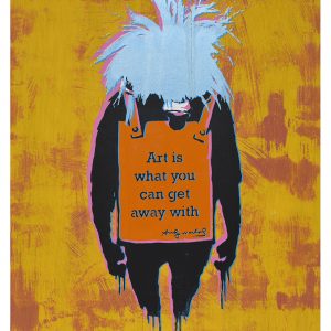 Warhol Not Banksy Not Warhol: Plywood "ORIGINALS"