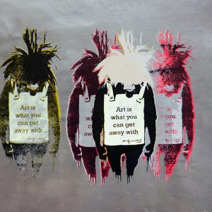 Warhol Not Banksy Not Warhol: Canvas "ORIGINALS"