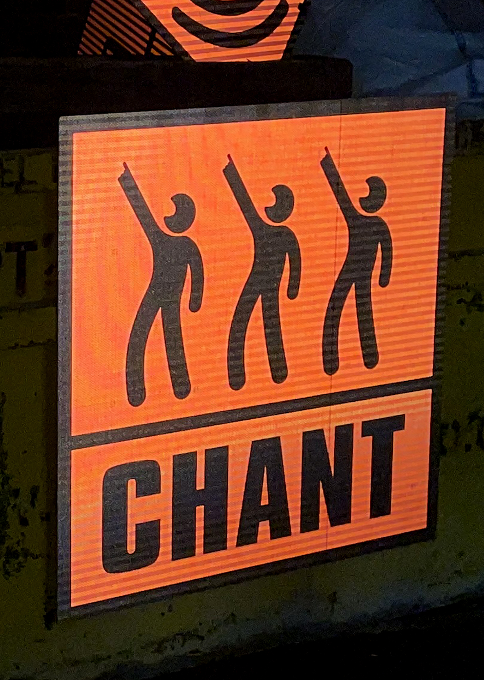 Pyramid Builders Chant Sign