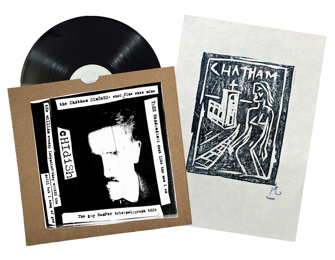 Billy Childish woodcut and EP