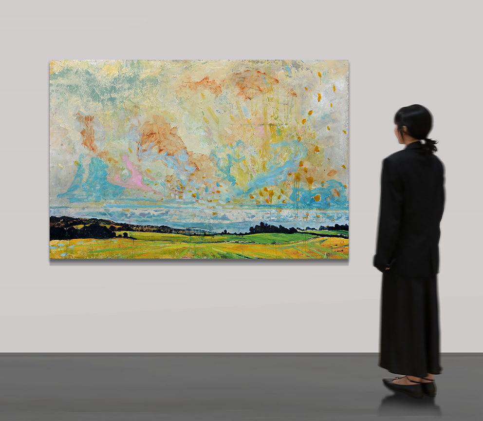 Harry Adams Cultivated Lands on wall copy