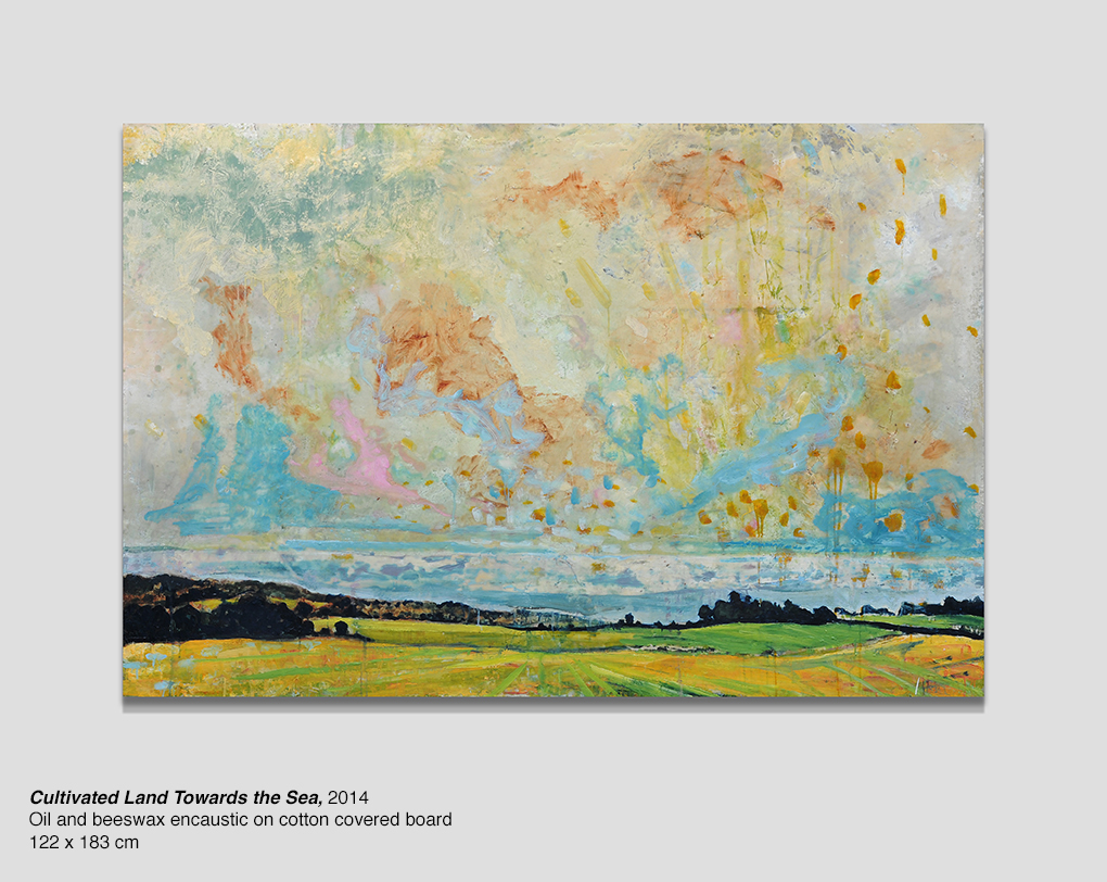 Harry Adams_Cultivated_Fields_Towards_the_Sea_ 2014_122x183cm_2014