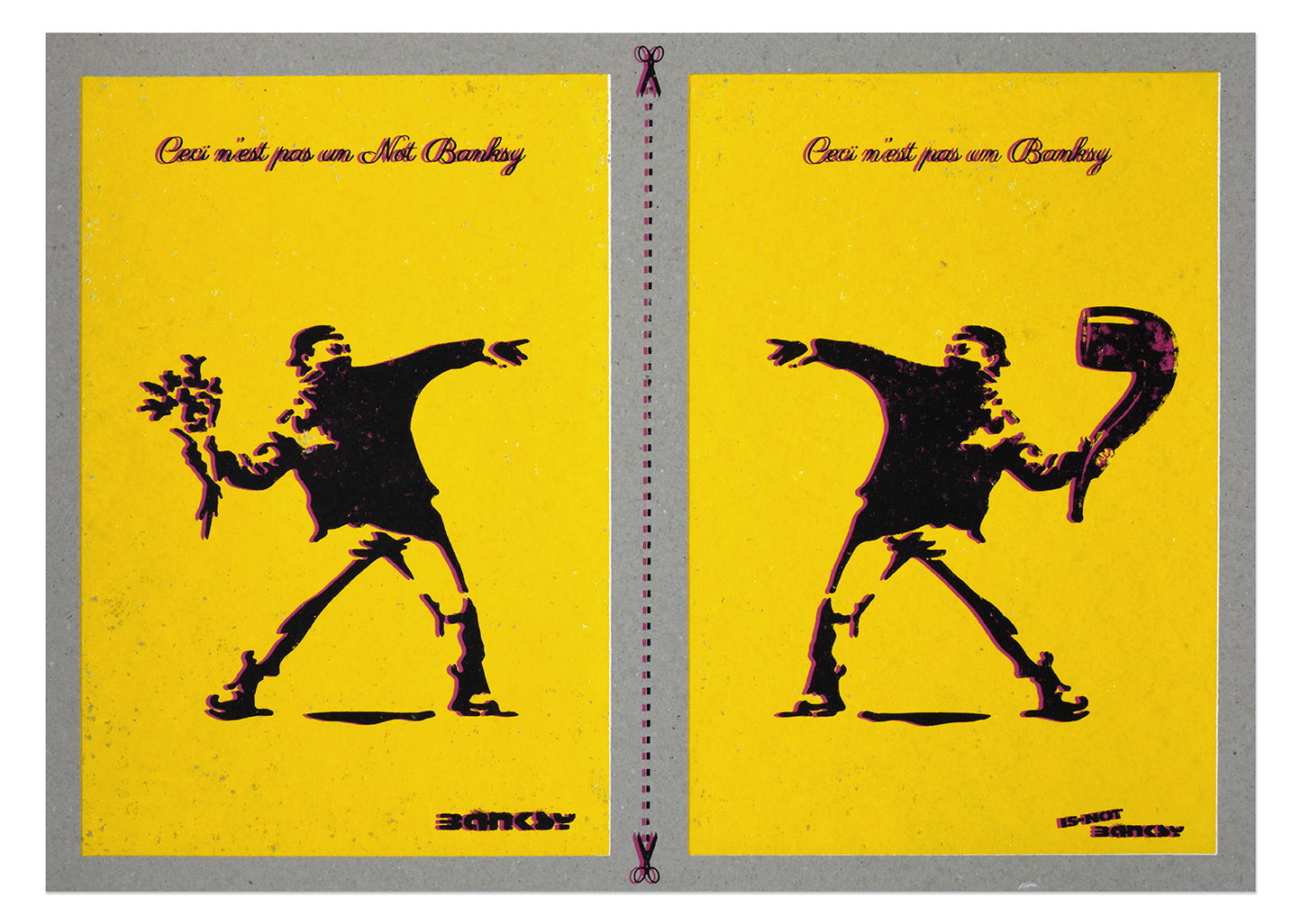 Not Banksy ATOM1313 variant test print teaser – not published not numbered 42×59 (5) Not Banksy ATOM1313 variant test print teaser – not published not numbered 42×59 (5)