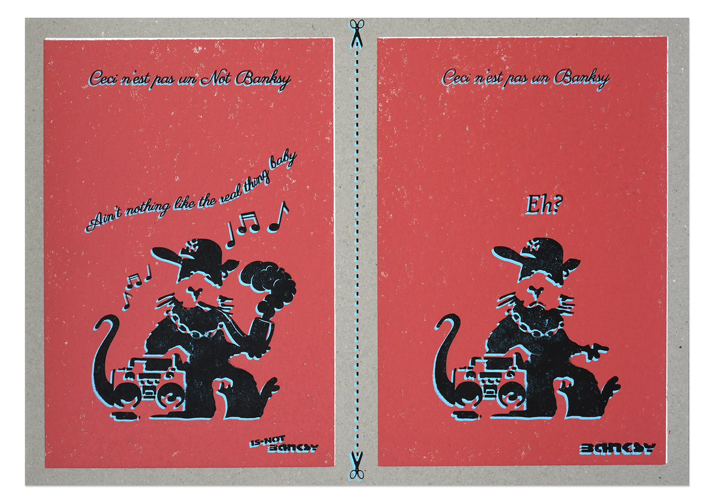 Not Banksy ATOM1313 variant test print teaser – not published not numbered 42×59 (7) Not Banksy ATOM1313 variant test print teaser – not published not numbered 42×59 (7)