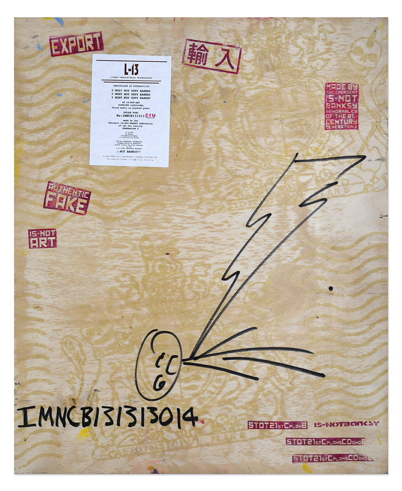 Not Banksy Rarities 11th Hour 50×61 1b Not Banksy Rarities 11th Hour 50×61 1b