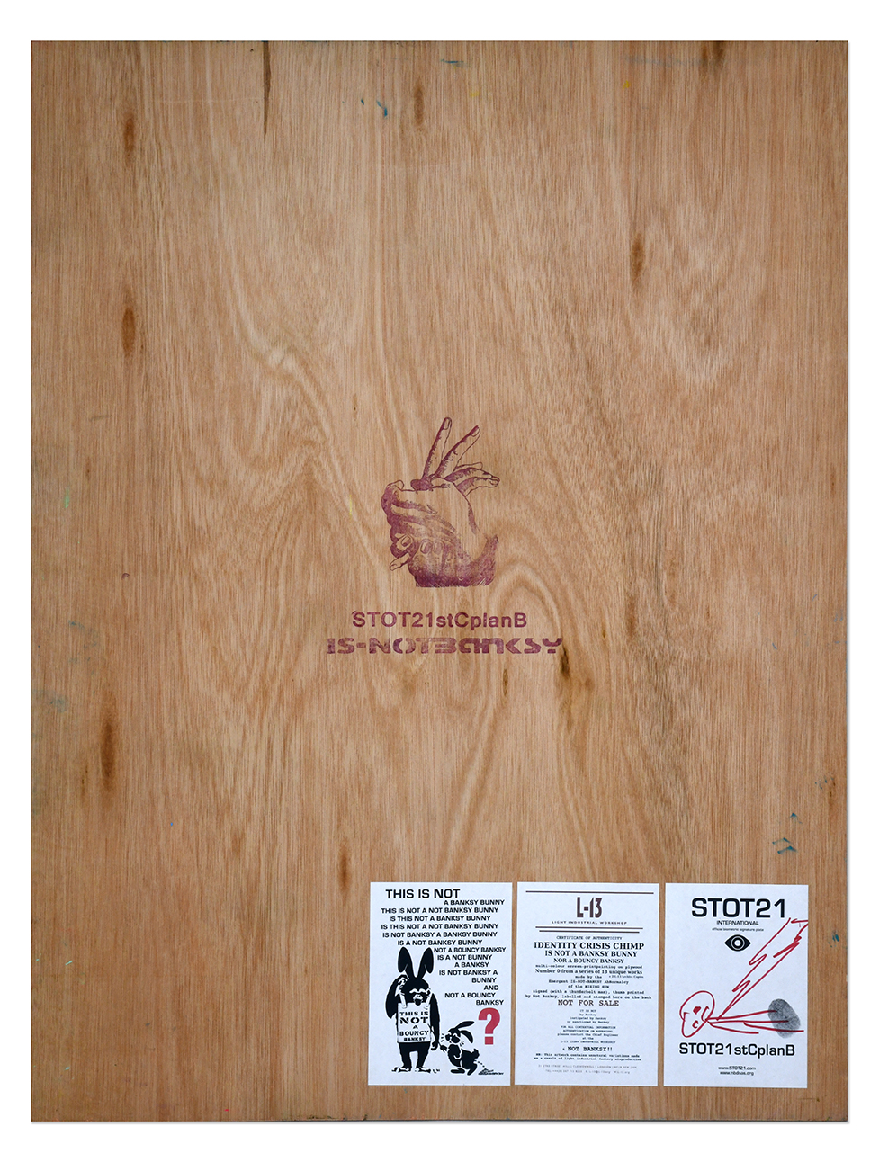 Not Banksy Rarities Bouncing Bunny 61×82 1b Not Banksy Rarities Bouncing Bunny 61×82 1b