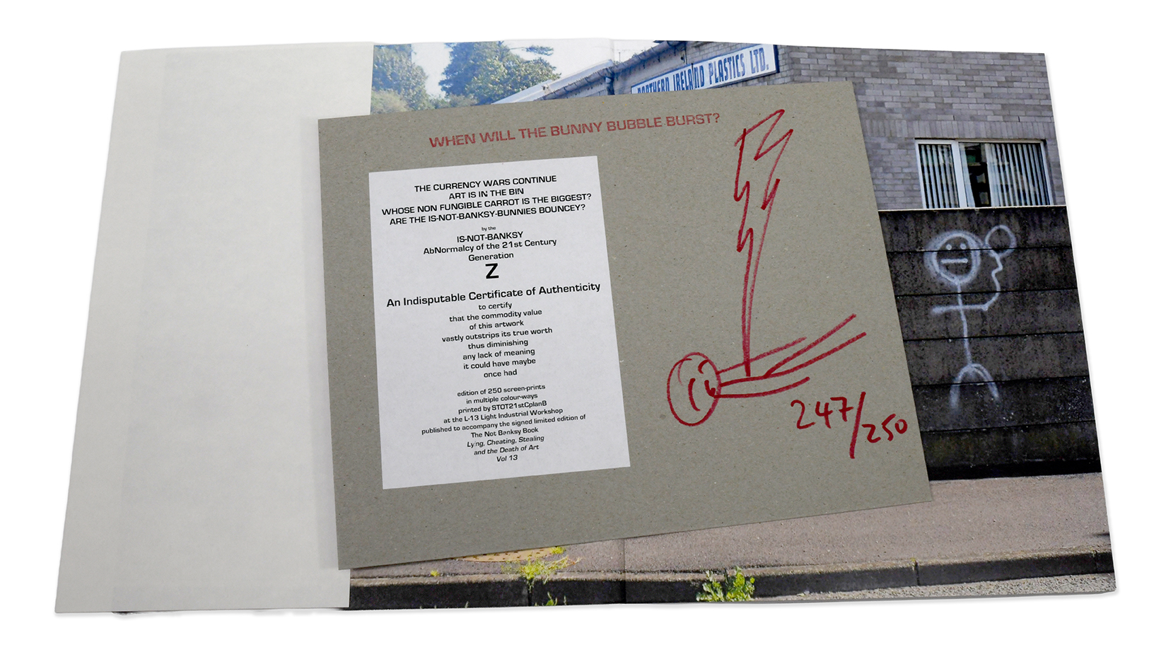 Not Banksy Special Edition Book 247 (3) Not Banksy Special Edition Book 247 (3)