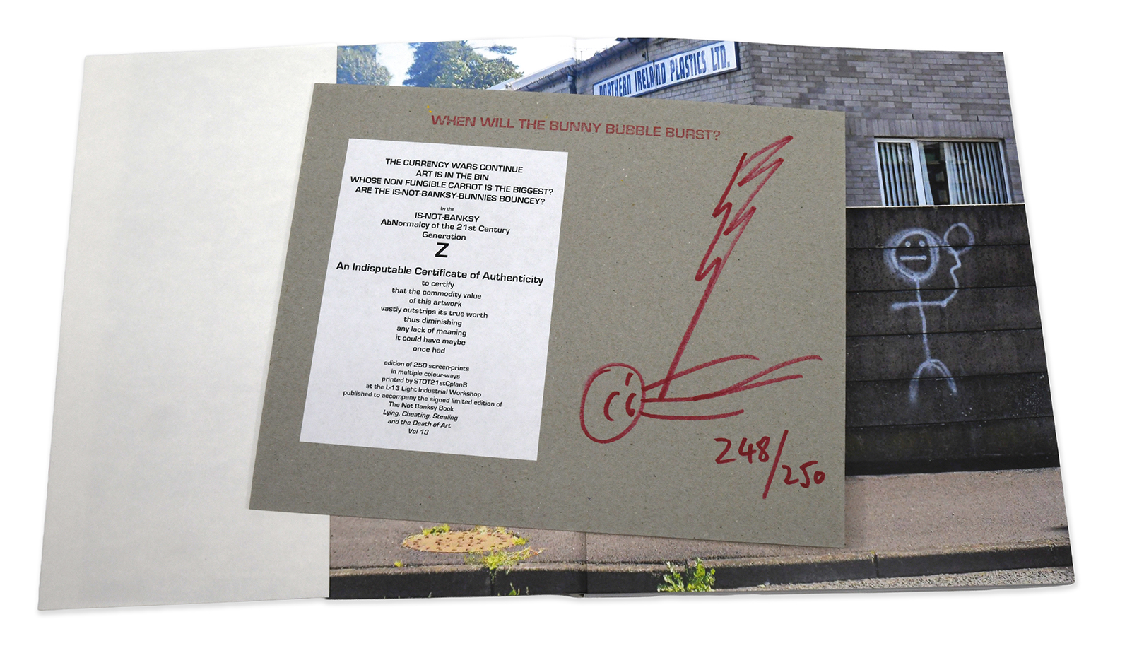 Not Banksy Special Edition Book 248 (3) Not Banksy Special Edition Book 248 (3)