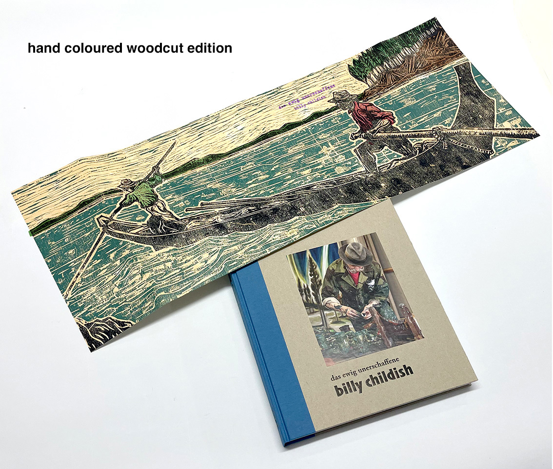 Billy Childish das ewig unerschaffene woodcut edition