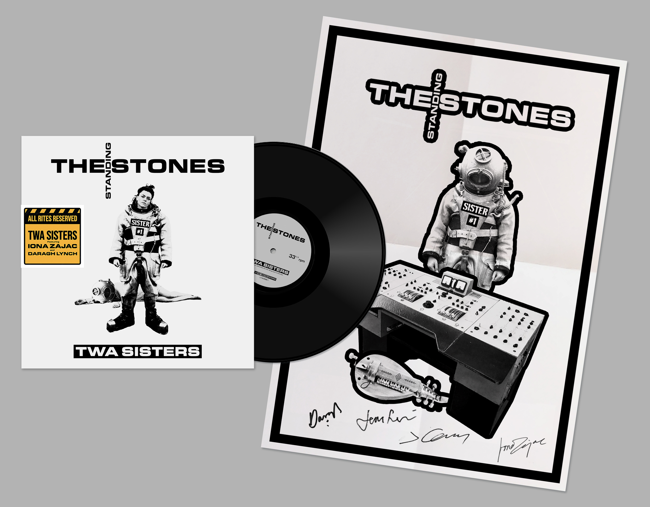 The Standing Stones Twa Sisters packshot with poster The Standing Stones Twa Sisters packshot with poster